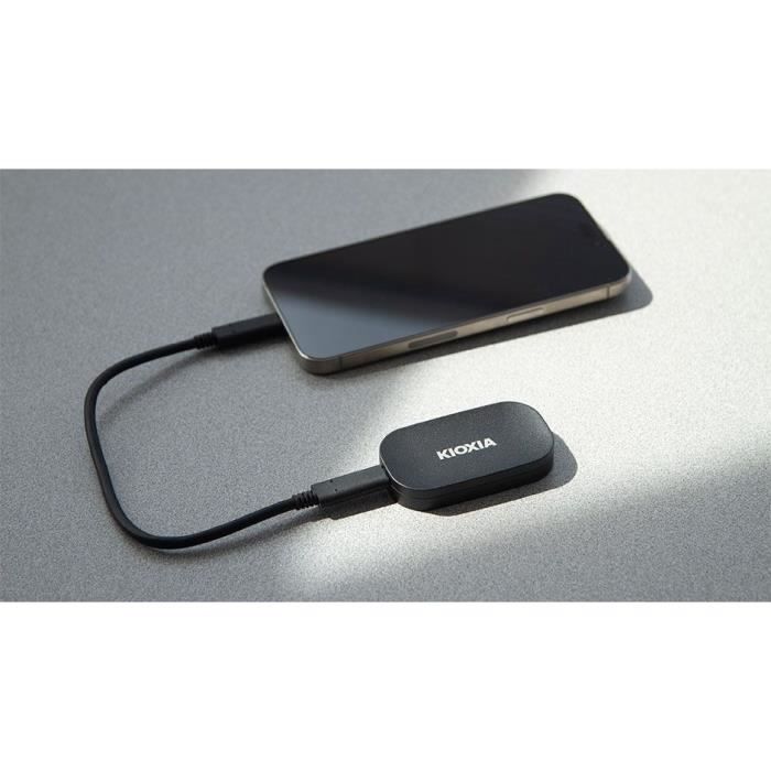 Disco rigido SSD esterno - Kioxia - SSD portatile EXCERIA Plus G2 - 1 TB - USB 3.2 Gen 2 / USB 3.2 Gen 1 / USB 2.0