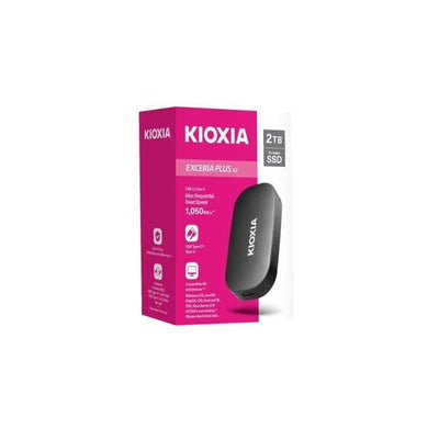 Disco rigido SSD esterno - Kioxia - SSD portatile EXCERIA Plus G2 - 1 TB - USB 3.2 Gen 2 / USB 3.2 Gen 1 / USB 2.0