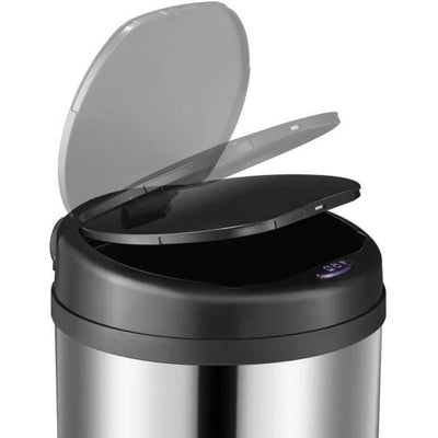 KITCHEN MOVE Pattumiera da cucina automatica - Acciaio inox - Argento - 50L ARTIC