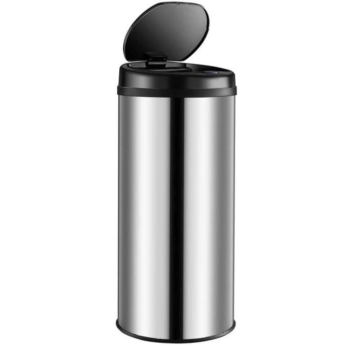 KITCHEN MOVE Pattumiera da cucina automatica - Acciaio inox - Argento - 50L ARTIC