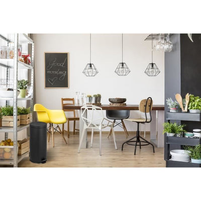 CUCINA MOVE Pattumiera da cucina a pedali URBAN 30L - Acciaio nero