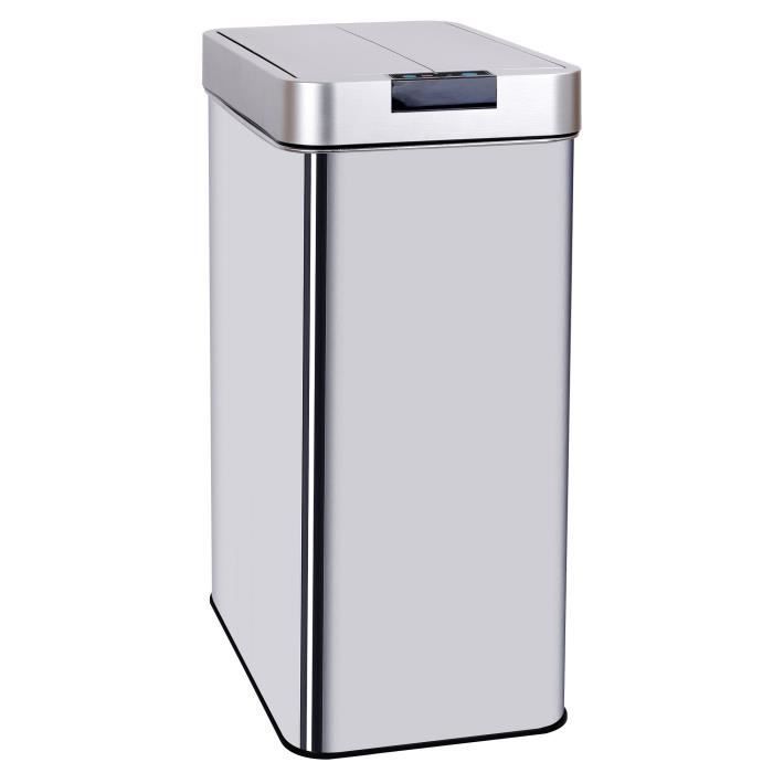 CUCINA MOVE Pattumiera automatica SILVERLAKE - 60L - Acciaio inox con reggette