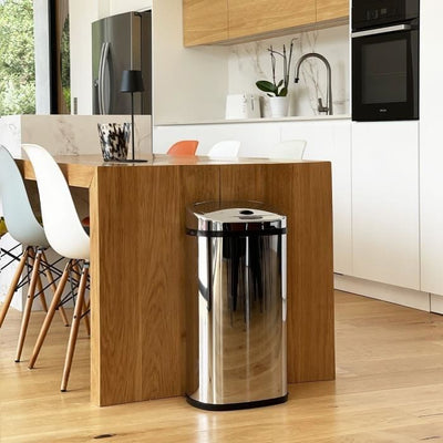 Pattumiera da cucina automatica - LARGO - KITCHEN MOVE - 42 L - In acciaio inox con reggetta