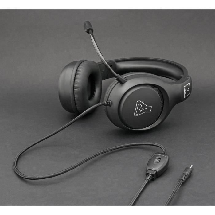 Casco da gioco - The G -Lab - Korp -yttrium - PC compatibile, PS4, xboxone - nero