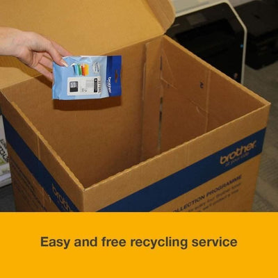 Confezione da 4 Cartucce LC424VAL - BROTHER - Nero, Ciano, Magenta e Giallo Alta Resa 750 pagine - Per DCP-J1200W