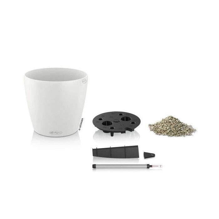 Jardiniere - Classico colore 28 - Kit completo - Bianco - 9 L - LECHUZA
