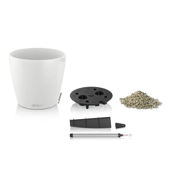 LECHUZA Jardiniere Classico Colore 43 ALL-IN-ONE Bianco 13230