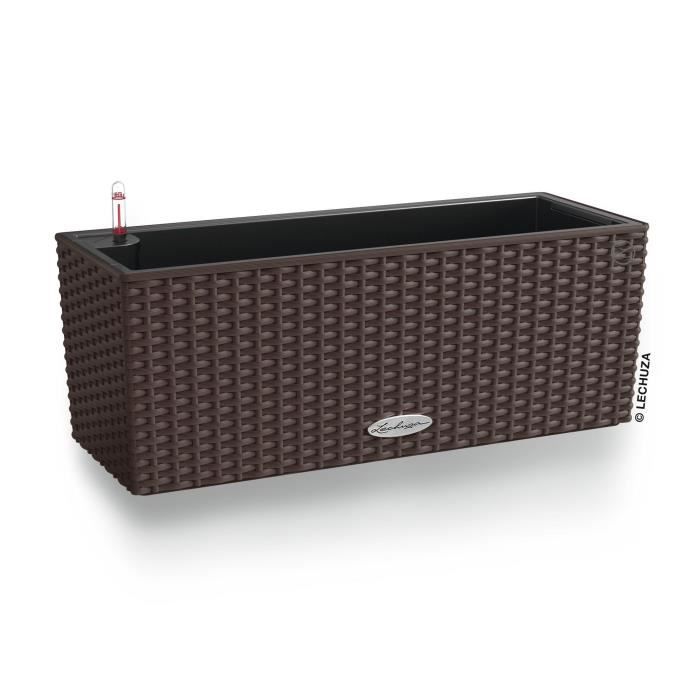 Jardiniere - Cottage Balconera 50 - Kit completo - Moka - 8 L - LECHUZA