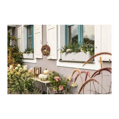 Jardiniere - Cottage Balconera 80 - Kit completo - Bianco - 12 L - LECHUZA