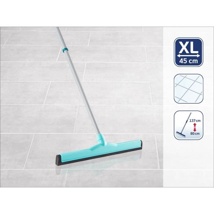 LEIFHEIT Classic Floor 56421 Spatola da pavimento - Manico telescopico - 45 cm