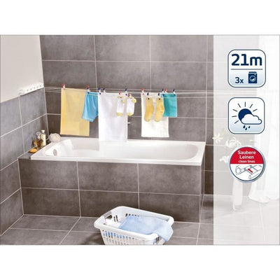 Stendibiancheria LEIFHEIT ROLLFIX - L 48 cm - Bianco