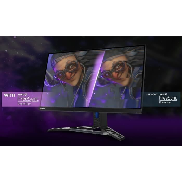Schermo per PC da gioco LENOVO Legion Y27-30 - 27 FHD 1920x1080 IPS - 165 Hz - 0,5 ms - HDMI - Porta Diplay - Hub USB - AMD FreeSync Premium