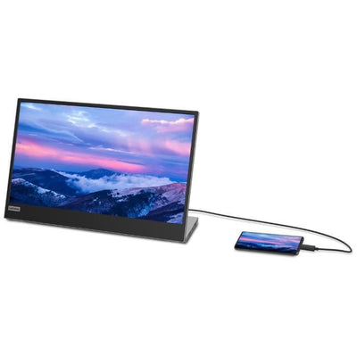 Schermo esterno portatile LENOVO L15  Schermo IPS FHD da 15,6 pollici, 60 Hz, tempo di risposta di 6 ms, 2 porte USB-C