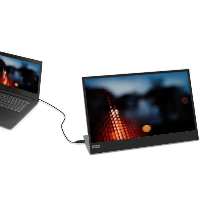 Schermo esterno portatile LENOVO L15  Schermo IPS FHD da 15,6 pollici, 60 Hz, tempo di risposta di 6 ms, 2 porte USB-C