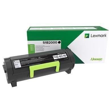 Toner Lexmark 51B2000 schwarz - Originale - Ricarica