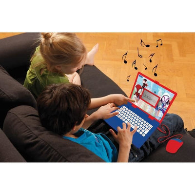 Computer educativo SPIDER-MAN bilingue (FR / EN) per bambini LEXIBOOK - 124 attività