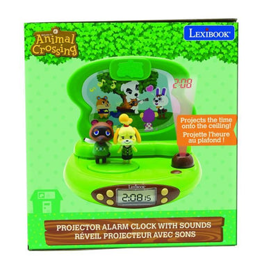 ANIMAL CROSSING - Sveglia con proiettore 3D con suoni
