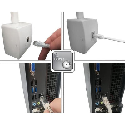 Cable RJ45 Cat.6 - LINEAL - PCC6FH - 10 m - Blindado F/UTP - Conectores RJ45 Macho