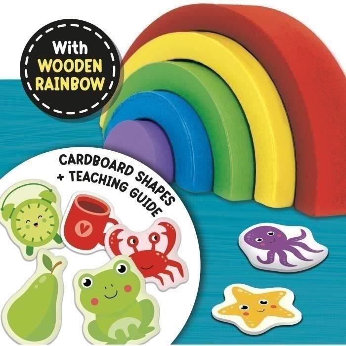 Arcobaleno in legno - LISCIANI - Stimola la vista e la sensibilità ai colori