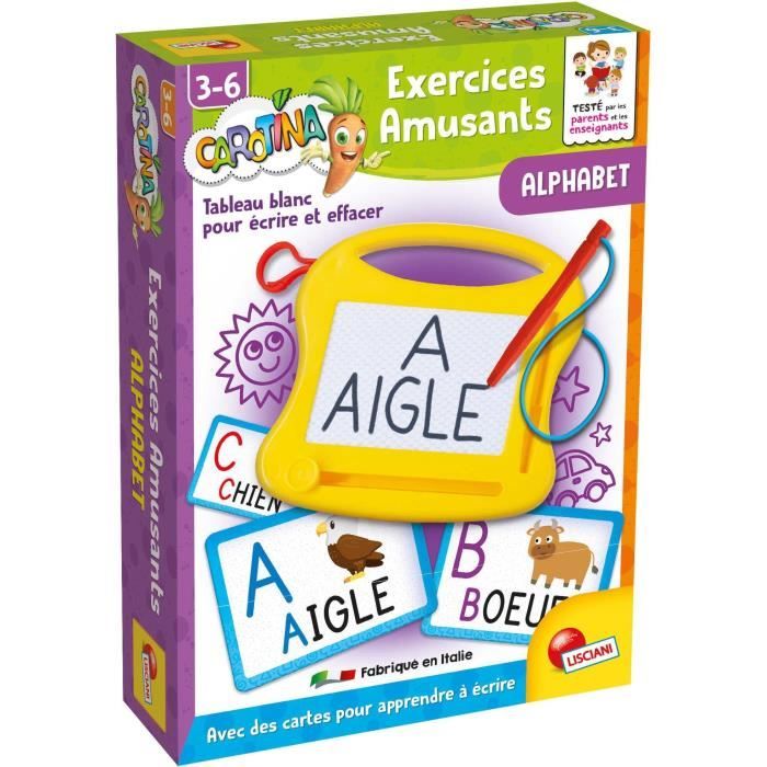 Alfabeto - Mini lavagna magica - CAROTINA - Imparare l&