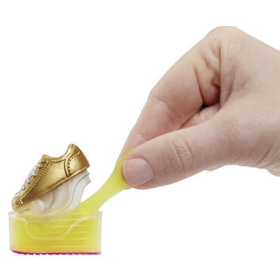 Bambola d'alta moda arcobaleno con kit di slime e animale domestico - Sunny (Giallo) - Bambola glitterata da 28 cm con kit di slime e animale domestico