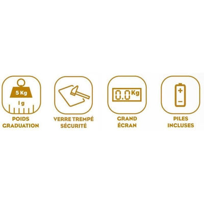 Bilancia culinaria - Slim - Arancione