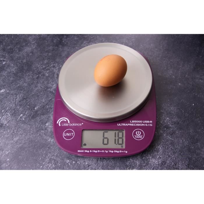 Bilancia da cucina - LB 5000 Pro Inox 5.1 - Ultraprecisione - USB - Riparabile