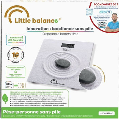 Bilancia pesapersone - LITTLE BALANCE - USB-C - Zen