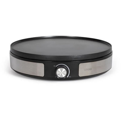 Crepiera reversibile - LIVOO - DOP247 - 1500W - Piastra reversibile: 1 x 33 o 7 x 10 cm - Antiaderente - Termostato regolabile