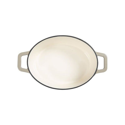 Casseruola ovale in ghisa - Livoo - MEP129G - Grigio