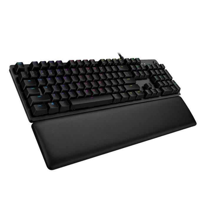 Logitech G - Tastiera da gioco - G513 meccanica - LIGHTSYNC RGB con interruttori GX Brown - Carbonio