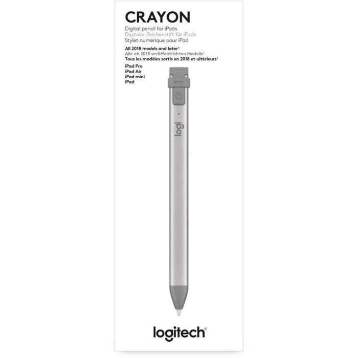 Stilo digitale versatile - LOGITECH - Per iPad (tutti i modelli 2018 e successivi) - Grigio
