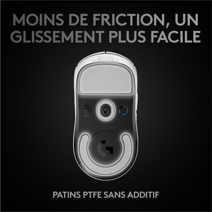 Mouse da gioco - wireless - LOGITECH G - PRO X SUPERLIGHT - Bianco
