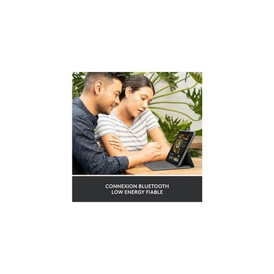 Custodia con tastiera integrata - LOGITECH - Slim Folio per iPad 10a generazione - Grigio Oxford