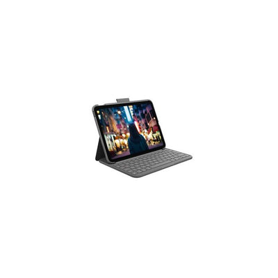 Custodia con tastiera integrata - LOGITECH - Slim Folio per iPad 10a generazione - Grigio Oxford