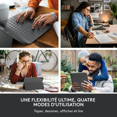 Logitech Combo Touch Case tastiera per iPad staccabile di 10a generazione