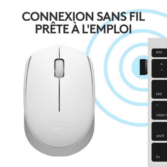 Logitech M171 Mouse wireless 2,4 GHz con mini -receiver USB, follow -up ottico, ambidexter -Breakdown