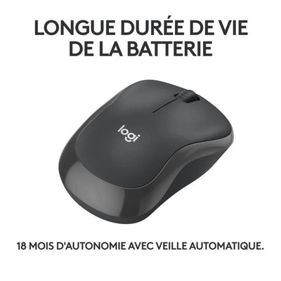 Logitech M240 Bluetooth mouse Bluetooth, wireless, compatto, portatile, monitoraggio fluido - Grafite