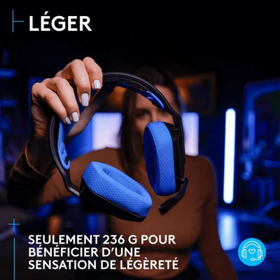 Cuffie da gioco - Wireless - LOGITECH G - G535 LIGHTSPEED - PC e PS5 - Nero/Blu