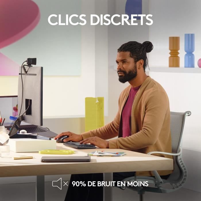 Logitech - Mouse wireless ergonomico - MX Master 3s per Mac - Aiuti Grey