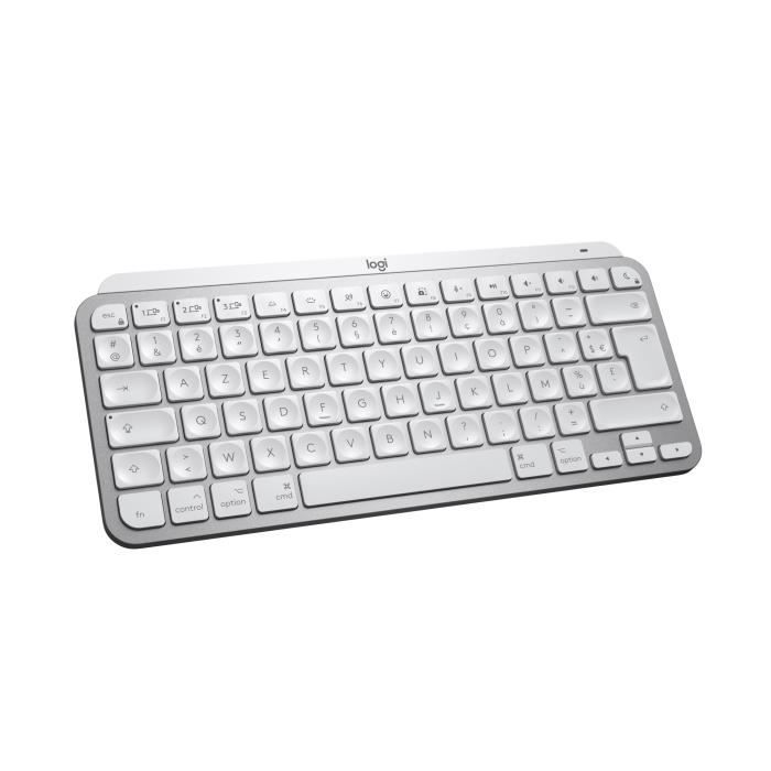 Tastiera wireless Logitech - MX Keys Mini - MAC - Compatta, Bluetooth, retroilluminata per MAC, iOS, Windows, Linux, Android