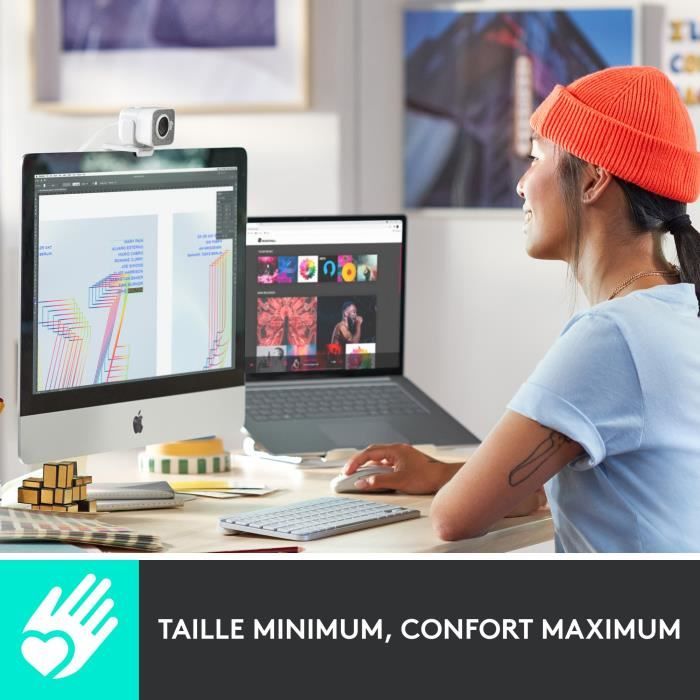 Tastiera wireless Logitech - MX Keys Mini - MAC - Compatta, Bluetooth, retroilluminata per MAC, iOS, Windows, Linux, Android