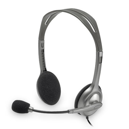 LOGITECH HEADSET H110 SILVER 3.5MM