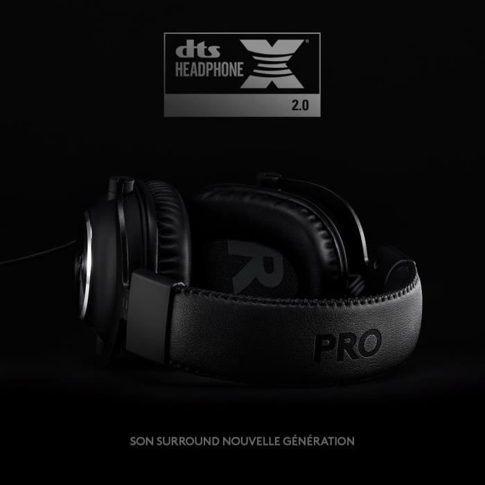 Cuffie da gioco LOGITECH PRO X nere