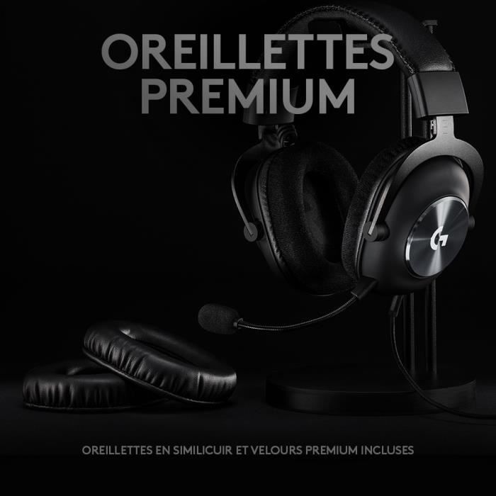Cuffie da gioco LOGITECH PRO X nere