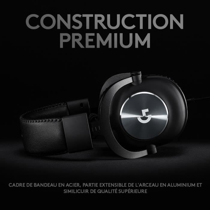 Cuffie da gioco LOGITECH PRO X nere