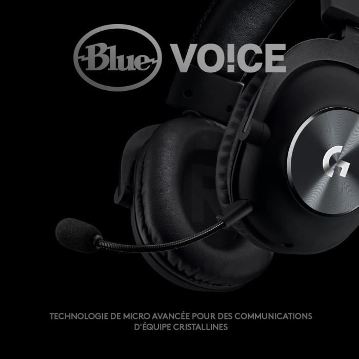 Cuffie da gioco LOGITECH PRO X nere