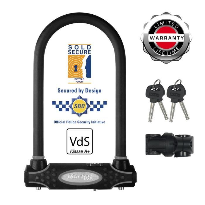 MASTER LOCK Blocco bici U - Key - Biciclette, bici elettriche, MTB