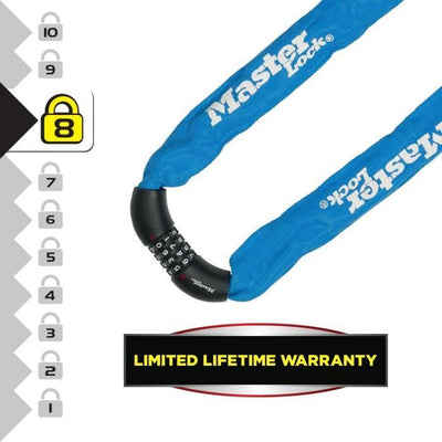 Catena antifurto per bici MASTER LOCK - Ideale per biciclette, bici elettriche, mountain bike e altro