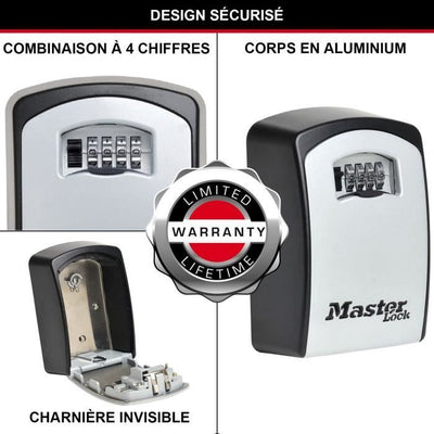 Cassetta chiave sicura MASTER LOCK - Formato XL - Cassettiera per chiavi - Conservazione ad alta capacità